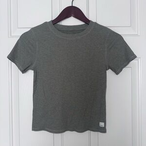 Vuori ribbed crop tee
